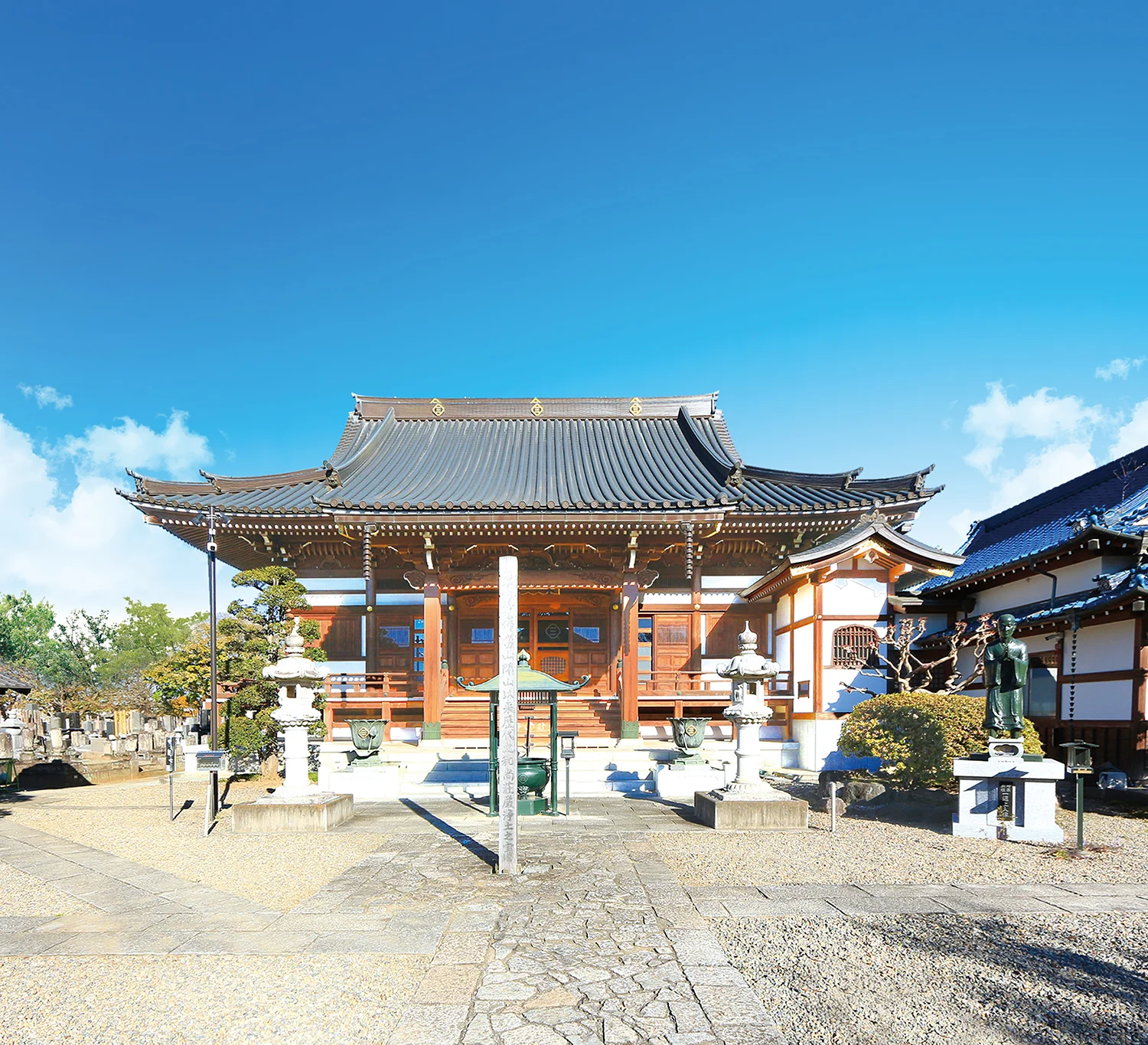 河越山 三芳野院 常楽寺本堂